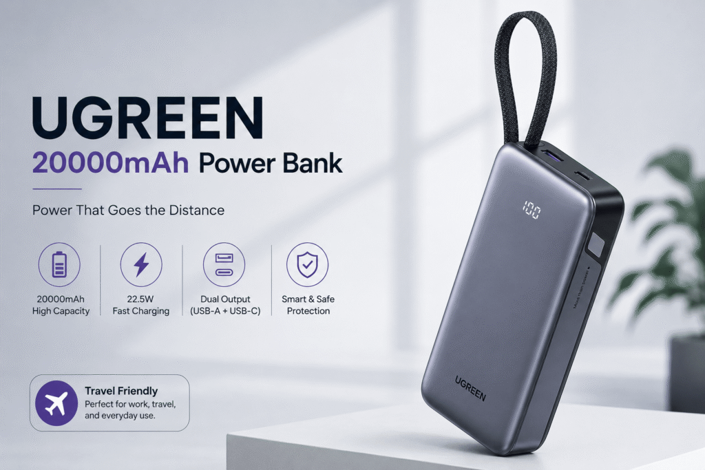 UGREEN 20000mAh Power Bank
